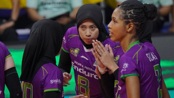 JBP Dekat Hattrick, Megawati Hancurkan Mimpi Gresik Phonska