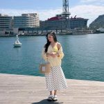 Outfit Summer Yunita Siregar Di Barcelona Tuai Pujian Netizen