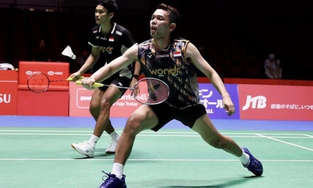 Laga Sengit! Fajar/Fikri Kemenangan Dramatis Final Japan Open