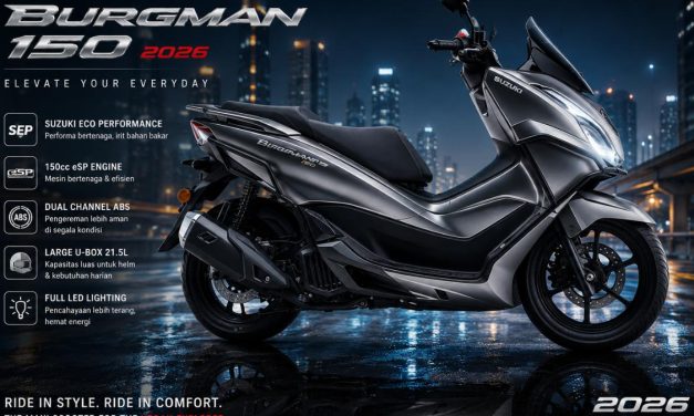 Suzuki Burgman 150 Resmi Hadir, Skutik Gambot & Fitur Canggih